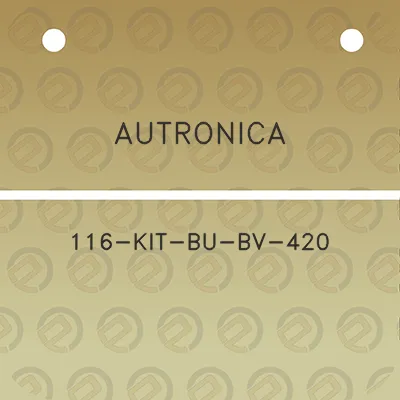 autronica-116-kit-bu-bv-420