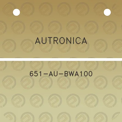 autronica-651-au-bwa100