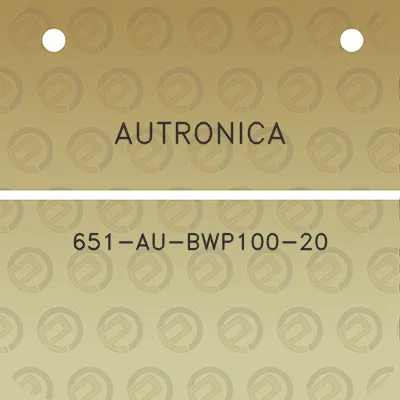 autronica-651-au-bwp100-20