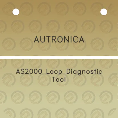 autronica-as2000-loop-diagnostic-tool