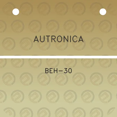 autronica-beh-30