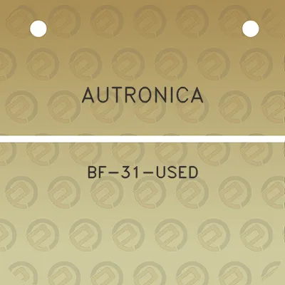 autronica-bf-31-used