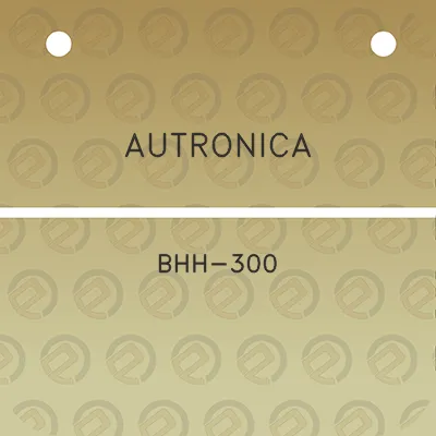 autronica-bhh-300