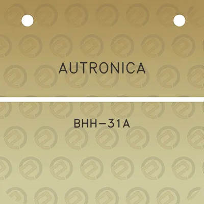 autronica-bhh-31a