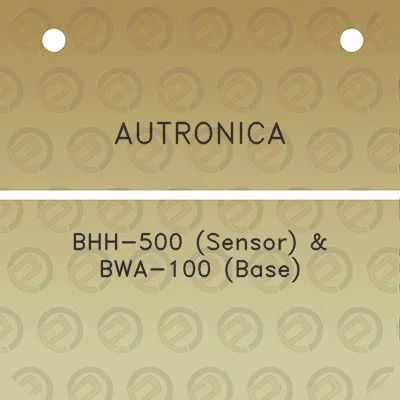 autronica-bhh-500-sensor-bwa-100-base