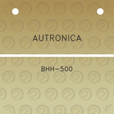 autronica-bhh-500