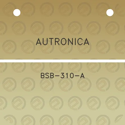 autronica-bsb-310-a