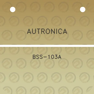 autronica-bss-103a