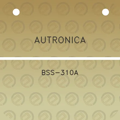 autronica-bss-310a