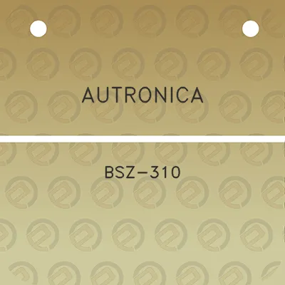 autronica-bsz-310