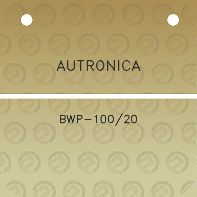 autronica-bwp-10020