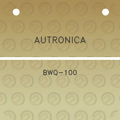 autronica-bwq-100