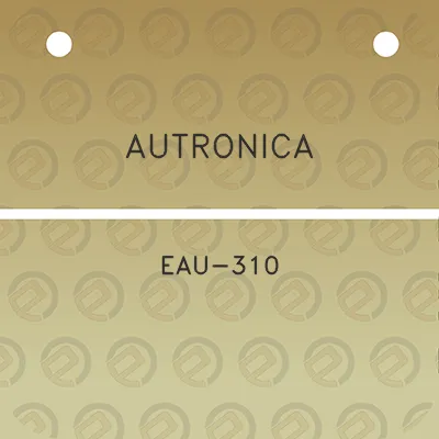 autronica-eau-310