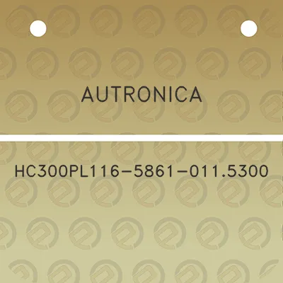 autronica-hc300pl116-5861-0115300