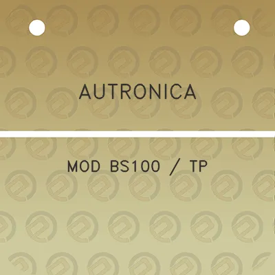 autronica-mod-bs100-tp