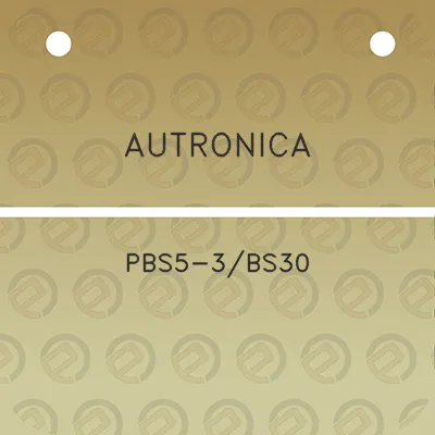 autronica-pbs5-3bs30