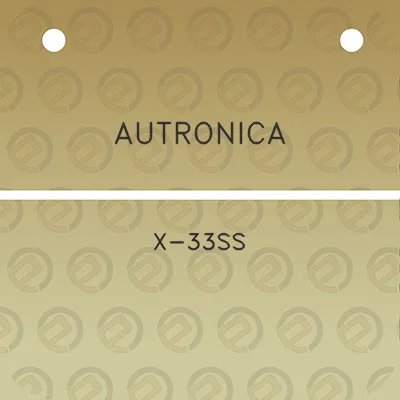 autronica-x-33ss