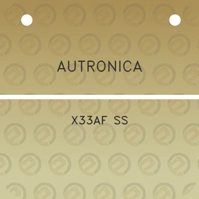 autronica-x33af-ss