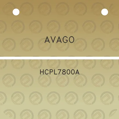 avago-hcpl7800a