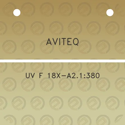 aviteq-uv-f-18x-a21380