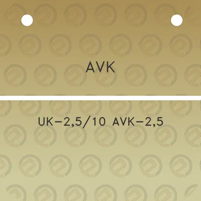 avk-uk-2510-avk-25