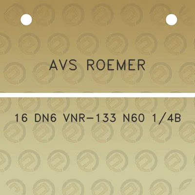 avs-roemer-16-dn6-vnr-133-n60-14b