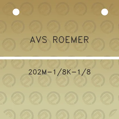 avs-roemer-202m-18k-18