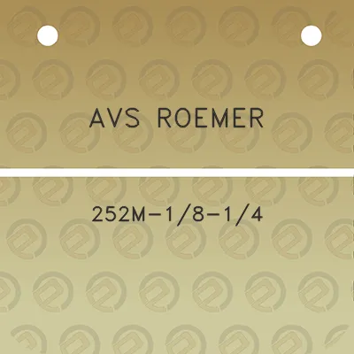 avs-roemer-252m-18-14