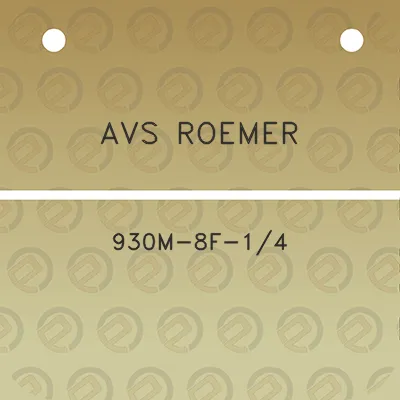 avs-roemer-930m-8f-14