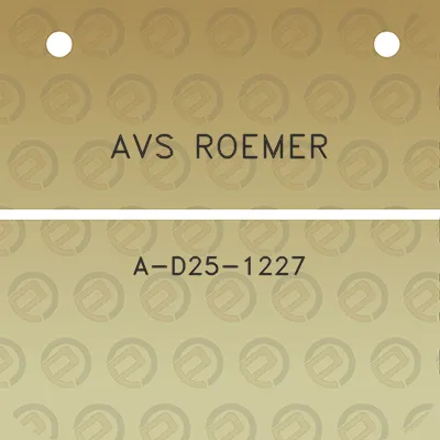 avs-roemer-a-d25-1227