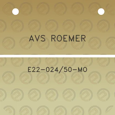 avs-roemer-e22-02450-mo