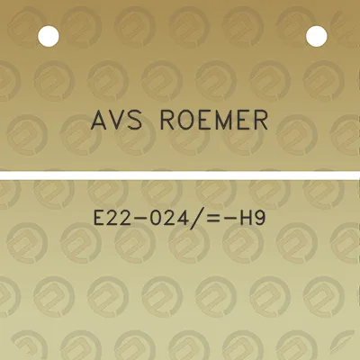 avs-roemer-e22-024-h9