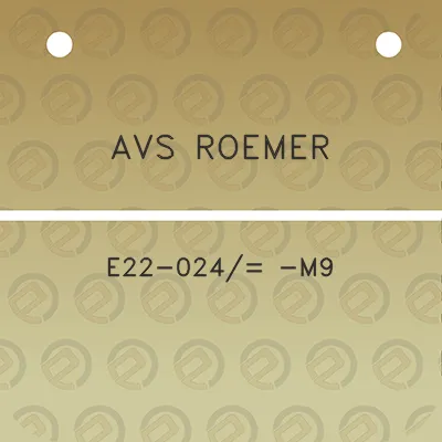 avs-roemer-e22-024-m9