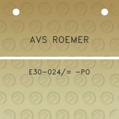 avs-roemer-e30-024-po