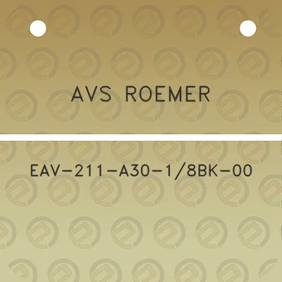 avs-roemer-eav-211-a30-18bk-00