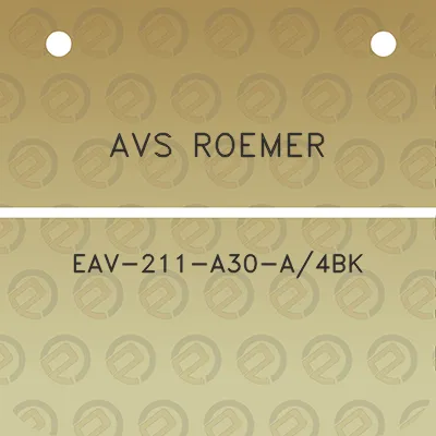 avs-roemer-eav-211-a30-a4bk