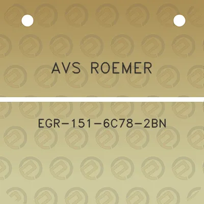 avs-roemer-egr-151-6c78-2bn