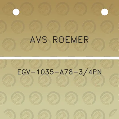 avs-roemer-egv-1035-a78-34pn