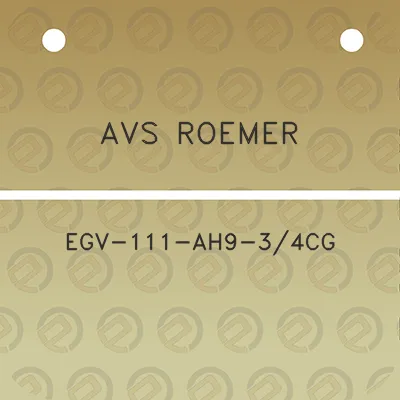 avs-roemer-egv-111-ah9-34cg