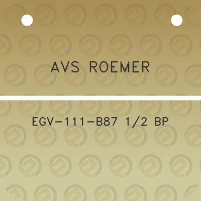 avs-roemer-egv-111-b87-12-bp