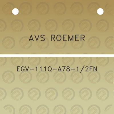 avs-roemer-egv-111q-a78-12fn