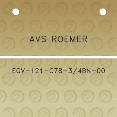 avs-roemer-egv-121-c78-34bn-00