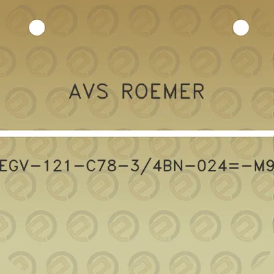 avs-roemer-egv-121-c78-34bn-024-m9