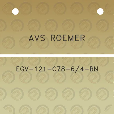 avs-roemer-egv-121-c78-64-bn