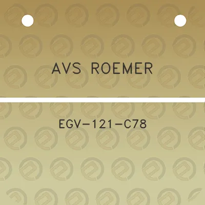 avs-roemer-egv-121-c78