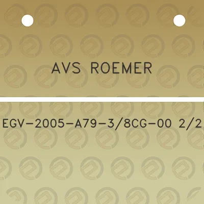 avs-roemer-egv-2005-a79-38cg-00-22