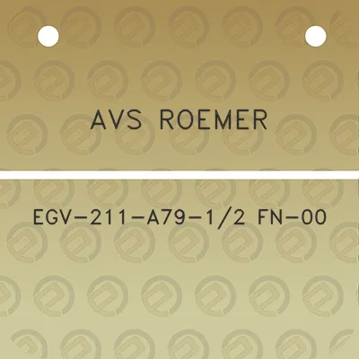 avs-roemer-egv-211-a79-12-fn-00