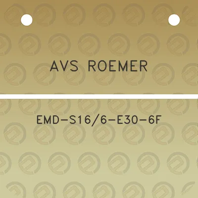 avs-roemer-emd-s166-e30-6f