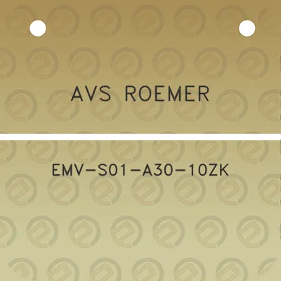 avs-roemer-emv-s01-a30-10zk