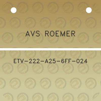 avs-roemer-etv-222-a25-6ff-024